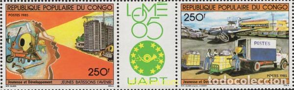 Stamps: 6600 MNH CONGO 1985 PHILEXAFRIQUE III. EXPOSICION FILATAELICA INTERNACIONAL