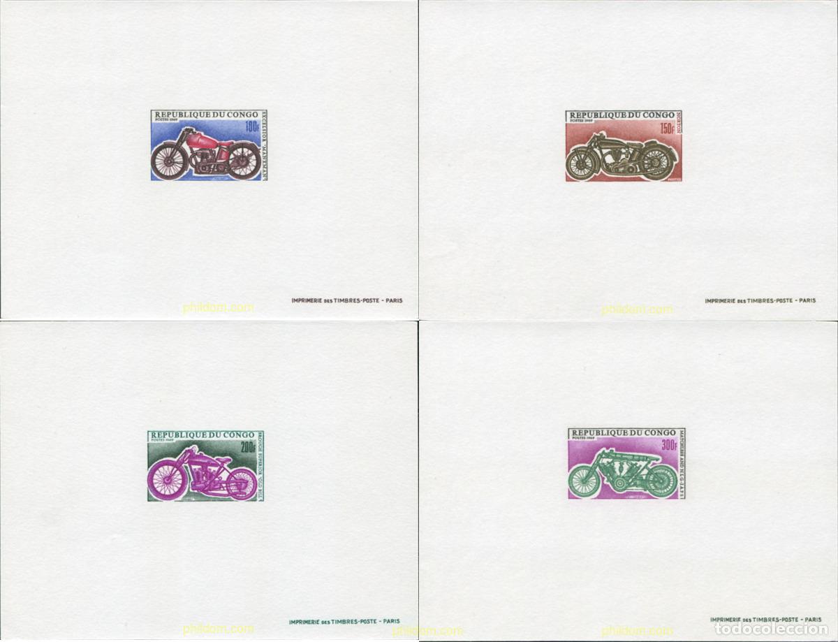 Stamps: 578249 MNH CONGO 1969 BICICLETAS Y MOTOCICLETAS ANTIGUAS