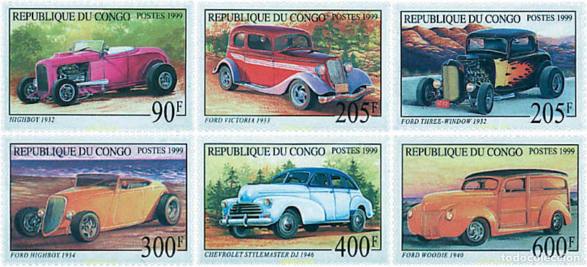 Stamps: 205136 MNH CONGO 1999 COCHES