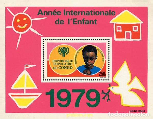 Sellos: 70476 MNH CONGO 1979 A&Ntilde;O INTERNACIONAL DEL NI&Ntilde;O
