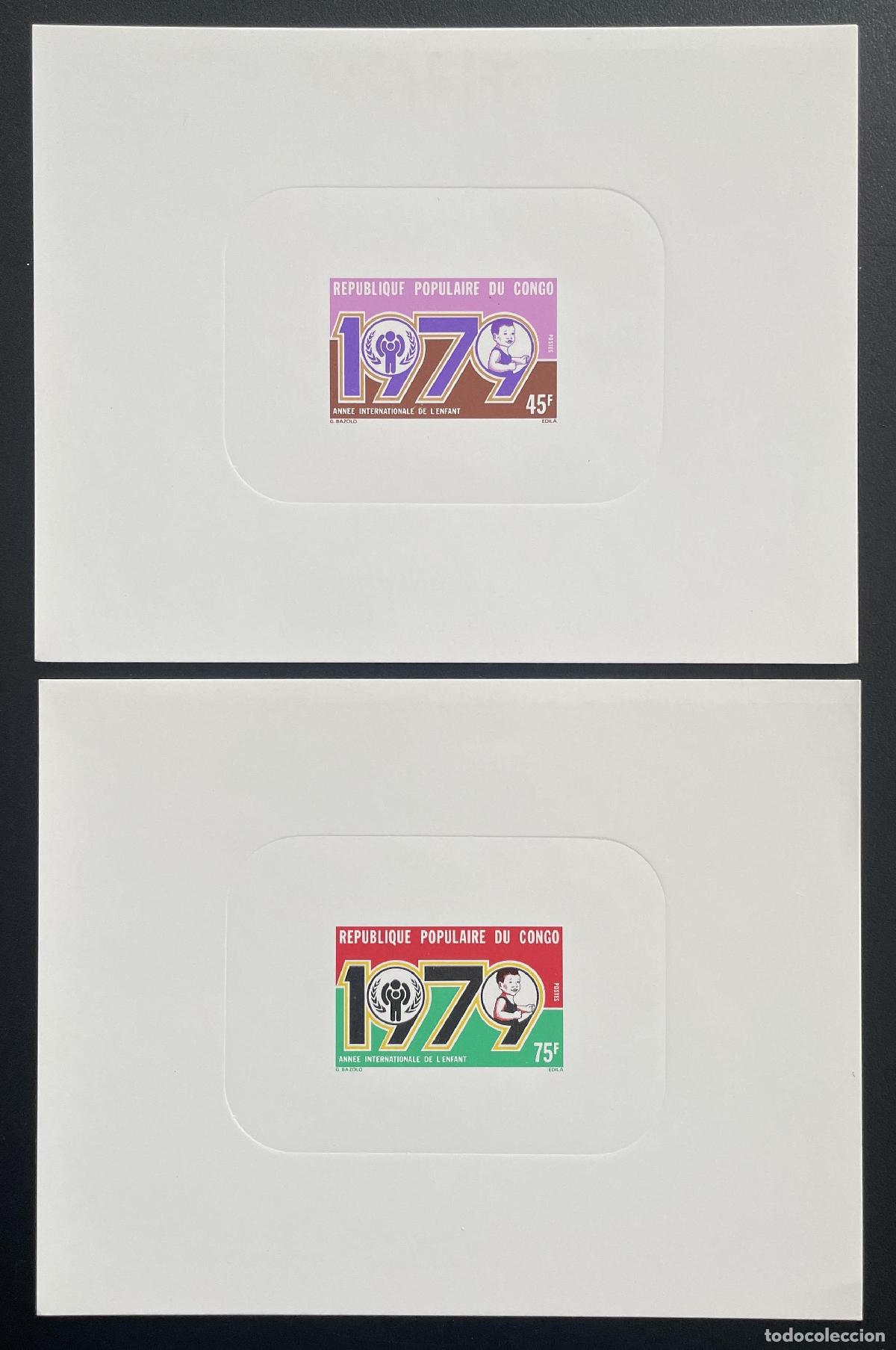 Selos: Congo 1979 Mi. 676 - 677 evento de lujo A&ntilde;o Internacional del Ni&ntilde;o