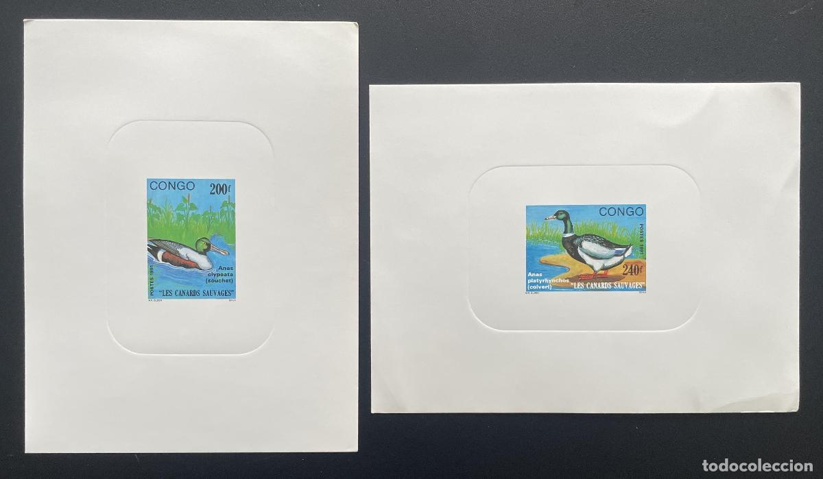 Francobolli: Congo 1991 Mi. 1265 - 1266 patos salvajes a prueba de lujo Anas