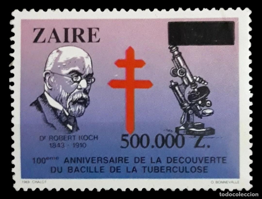 Sellos: ZAIRE 1992 SOBRECARGADO. USADO.