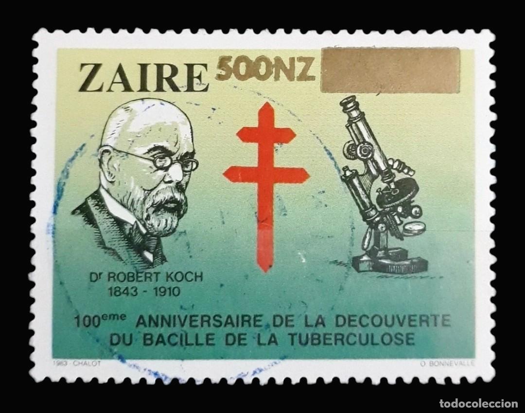 Sellos: ZAIRE 1995 SOBRECARGADO. USADO.