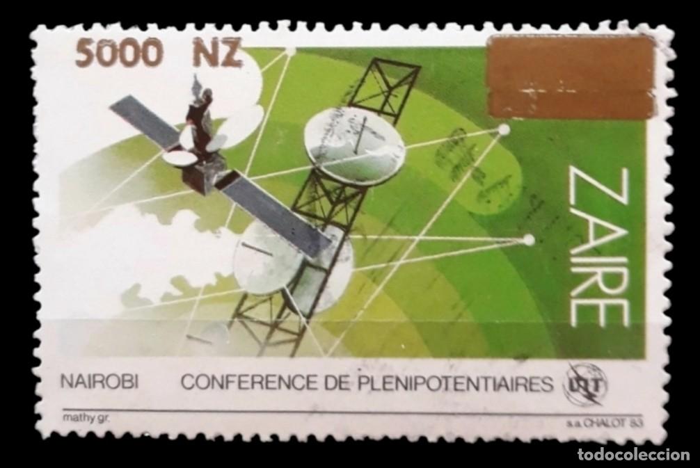 Sellos: ZAIRE 1996 SOBRECARGADO. USADO.