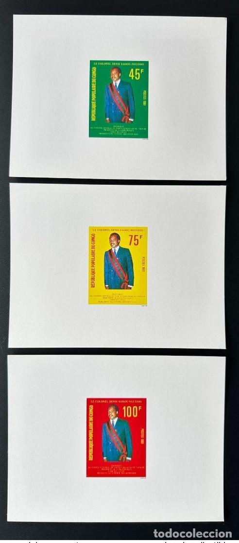 Briefmarken: Congo 1981 Mi. 802 - 804 Evento de lujo Coronel Denis Sassou-Nguesso