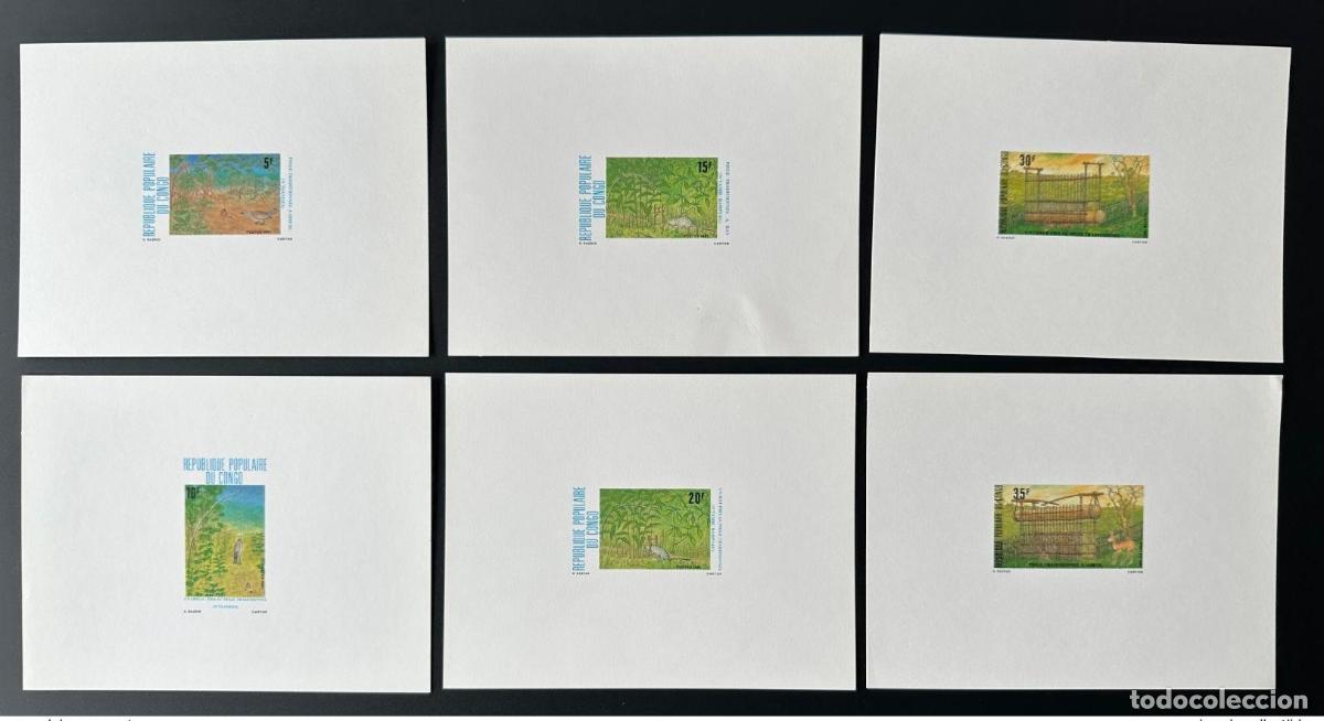 Briefmarken: Congo 1981 Mi. 812 - 817 Deluxe Test Luxury Event Animal Traps Bird Rat Game Deer