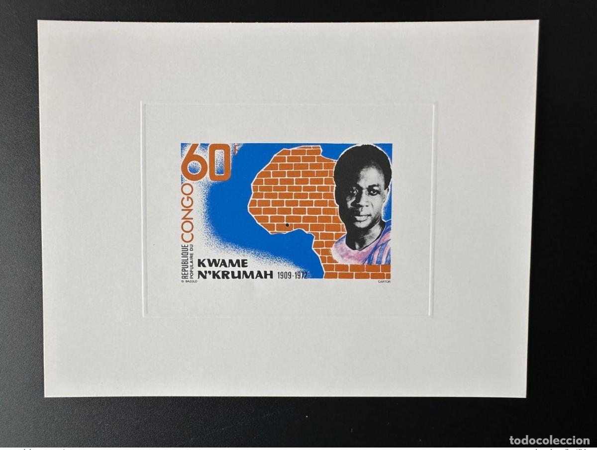 Stamps: Congo 1978 Mi. 648 Luxury Event Kwame N'Krumah 1909 - 1972 Mapa