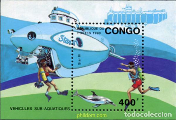 Sellos: 368868 MNH CONGO 1993 SUBMARINO