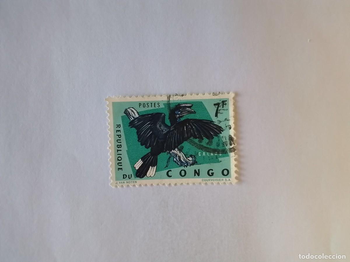 Sellos: A&Ntilde;O 1963 CONGO SELLO USADO