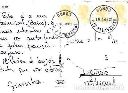 Sellos: Congo & Marcofilia, Brazzaville, Avenue du Commerce, Oeiras 1992 (1)