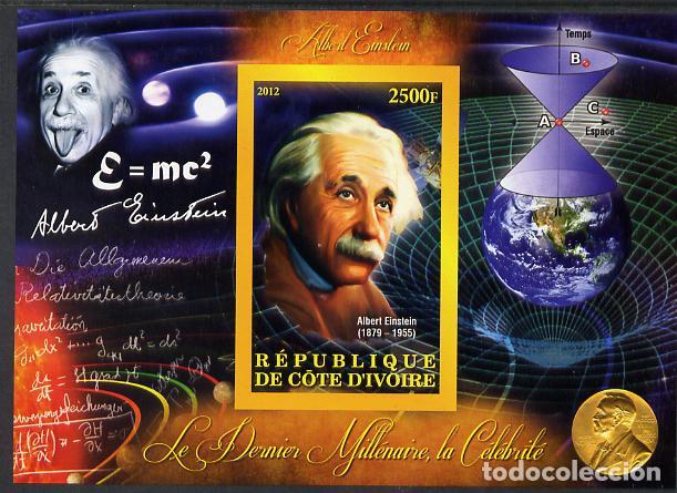 Sellos: IVORY COAST 2013 SHEET MNH IMPERF ALBERT EINSTEIN - Foto 1
