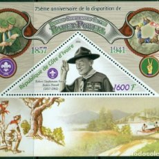 Timbres: IVORY COAST 2016 SHEET MNH ROBERT BADEN POWELL SCOUTS. Lote 359473965