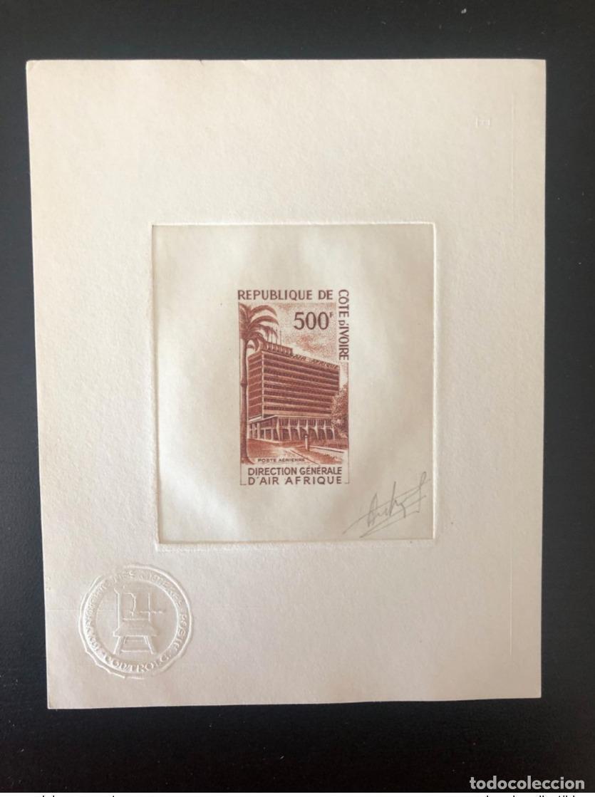 Sellos: Costa de Marfil 1967 Mi. 310 Prueba artista Direction Air Afrique Aviation