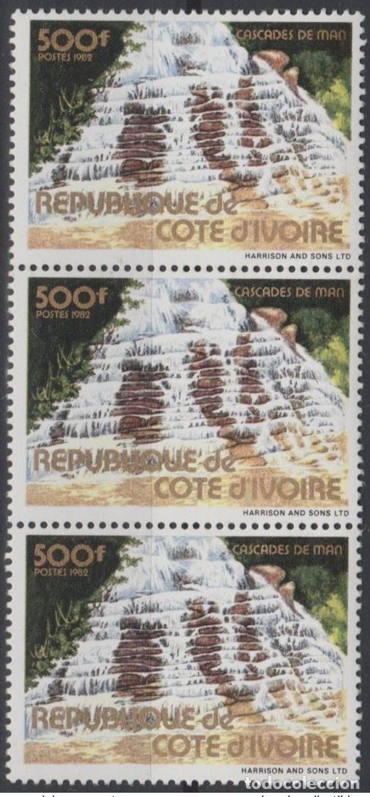 Selos: Costa de Marfil 1982 Mi. 764 Waterfall Wasserf&auml;lle Cascades Man Bande MNH**