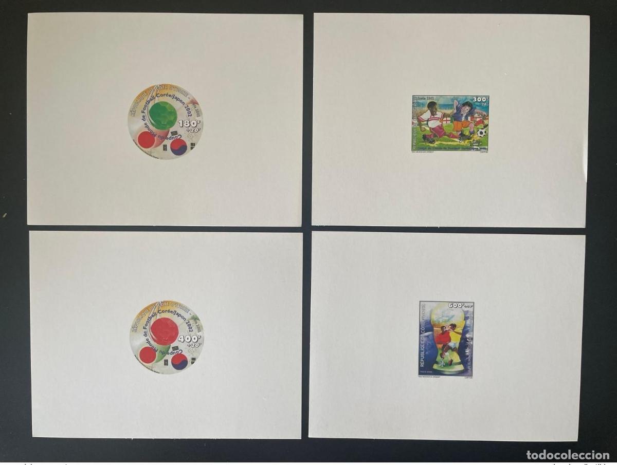 Sellos: Costa de Marfil 2002 Mi. 1293 - 1296 Evento lujo F&uacute;tbol Copa Mundial Corea Jap&oacute;n