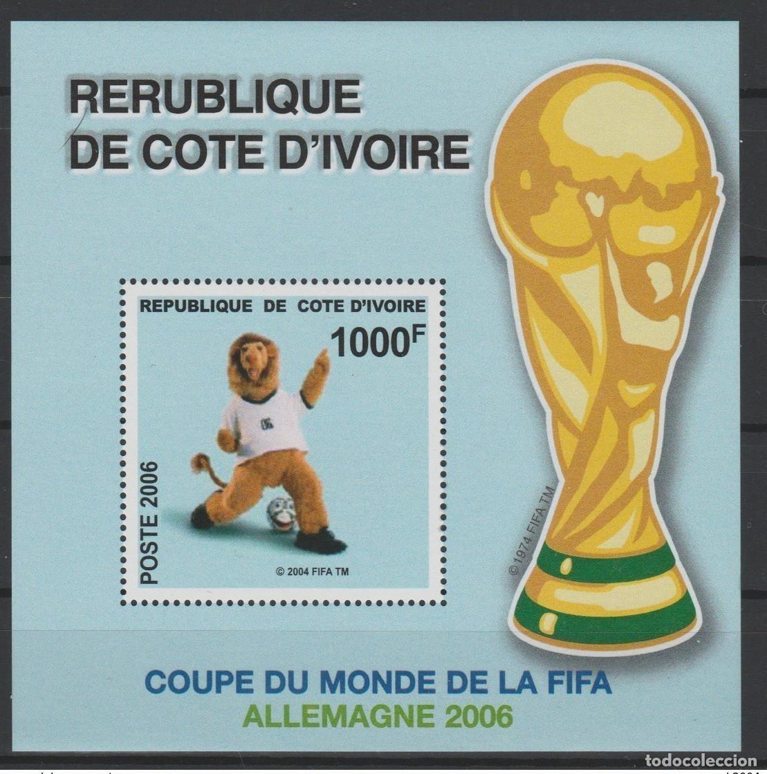 Sellos: Bloque de recuerdos f&uacute;tbol la Copa Mundial FIFA 2006