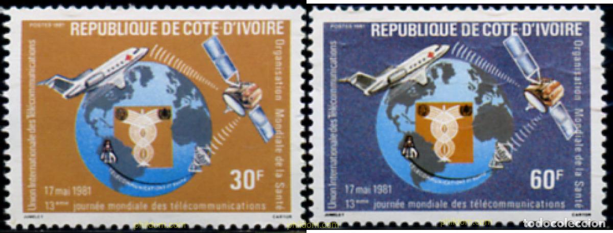Sellos: 254799 MNH COSTA DE MARFIL 1981 DIA MUNDIAL DE LAS TELECOMUNICACIONES. TELECOMUNICACIONES Y SALUD.