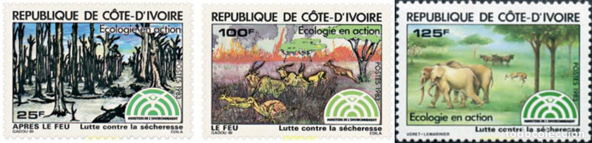 Sellos: 30177 MNH COSTA DE MARFIL 1983 LUCHA CONTRA LA DESERTIFICACION