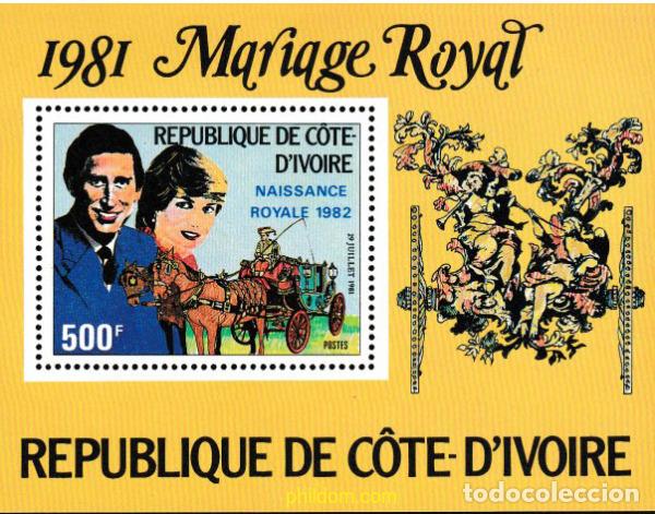 Sellos: 604176 MNH COSTA DE MARFIL 1982 NACIMIENTO REAL