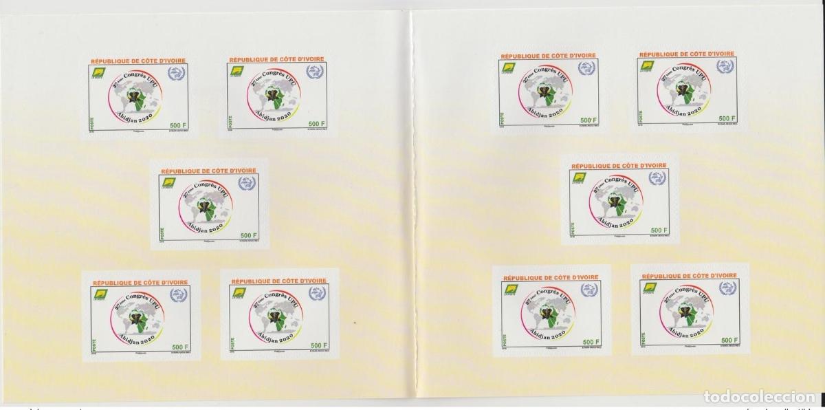 Sellos: Cuaderno Mi. 1644 de Costa Marfil 2018 MH 27&ordm; Congreso Elefantes la UPU