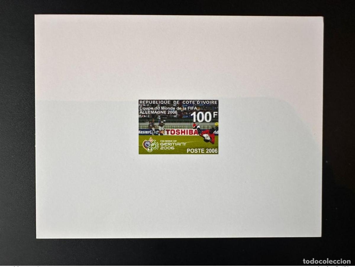 Sellos: Costa de Marfil 2006 Mi. 1484 Evento lujo Copa Mundial F&uacute;tbol Alemania