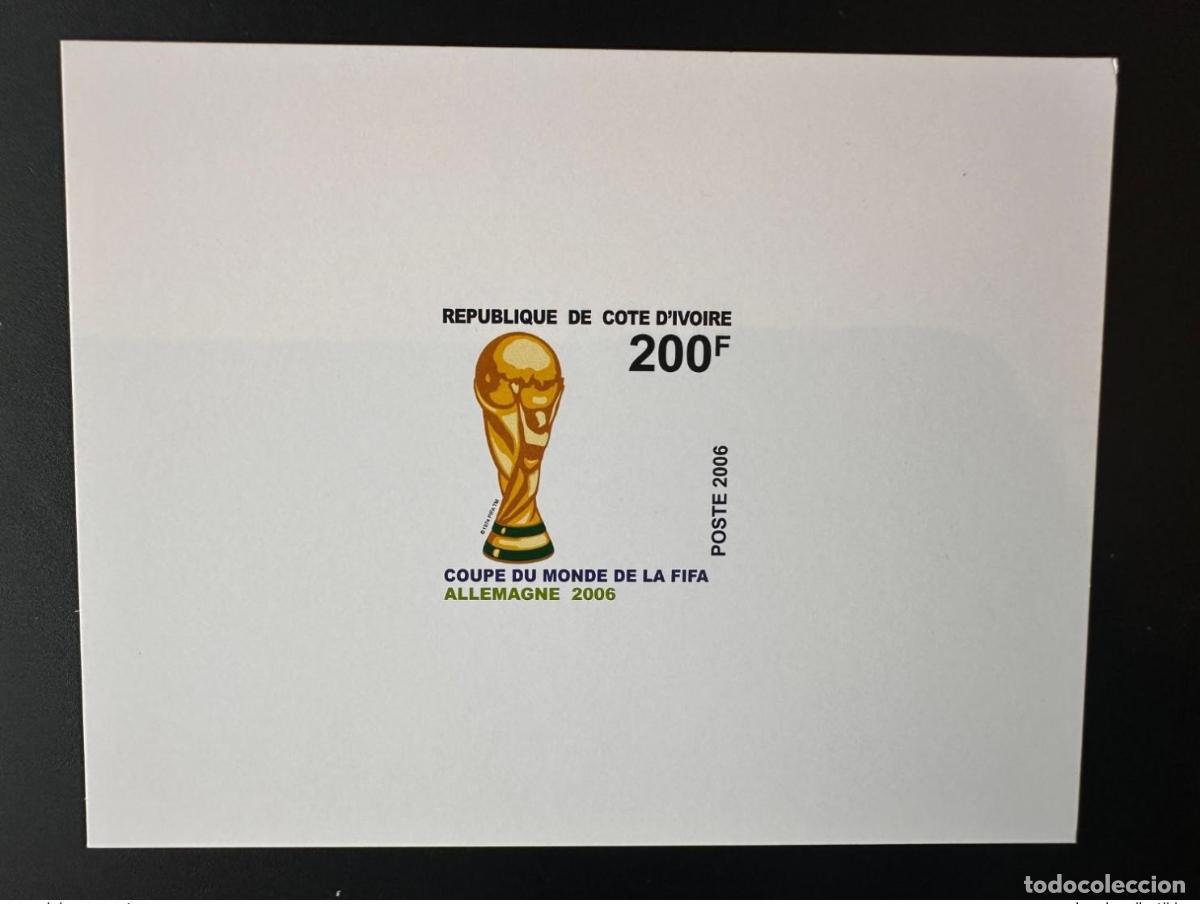 Sellos: Costa de Marfil 2006 Mi. 1485 Evento lujo Copa Mundial F&uacute;tbol Alemania