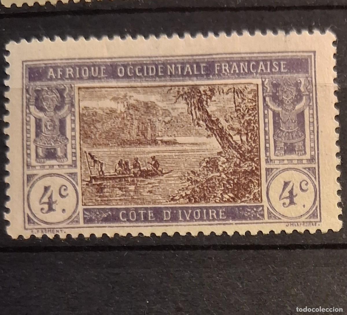 Sellos: COSTA DE MARFIL, 1913, CAT.YT.43.
