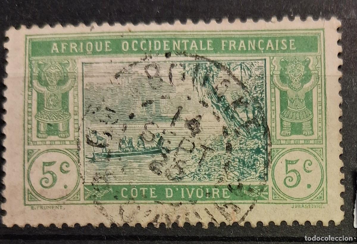 Sellos: COSTA DE MARFIL, 1913, CAT.YT.44.