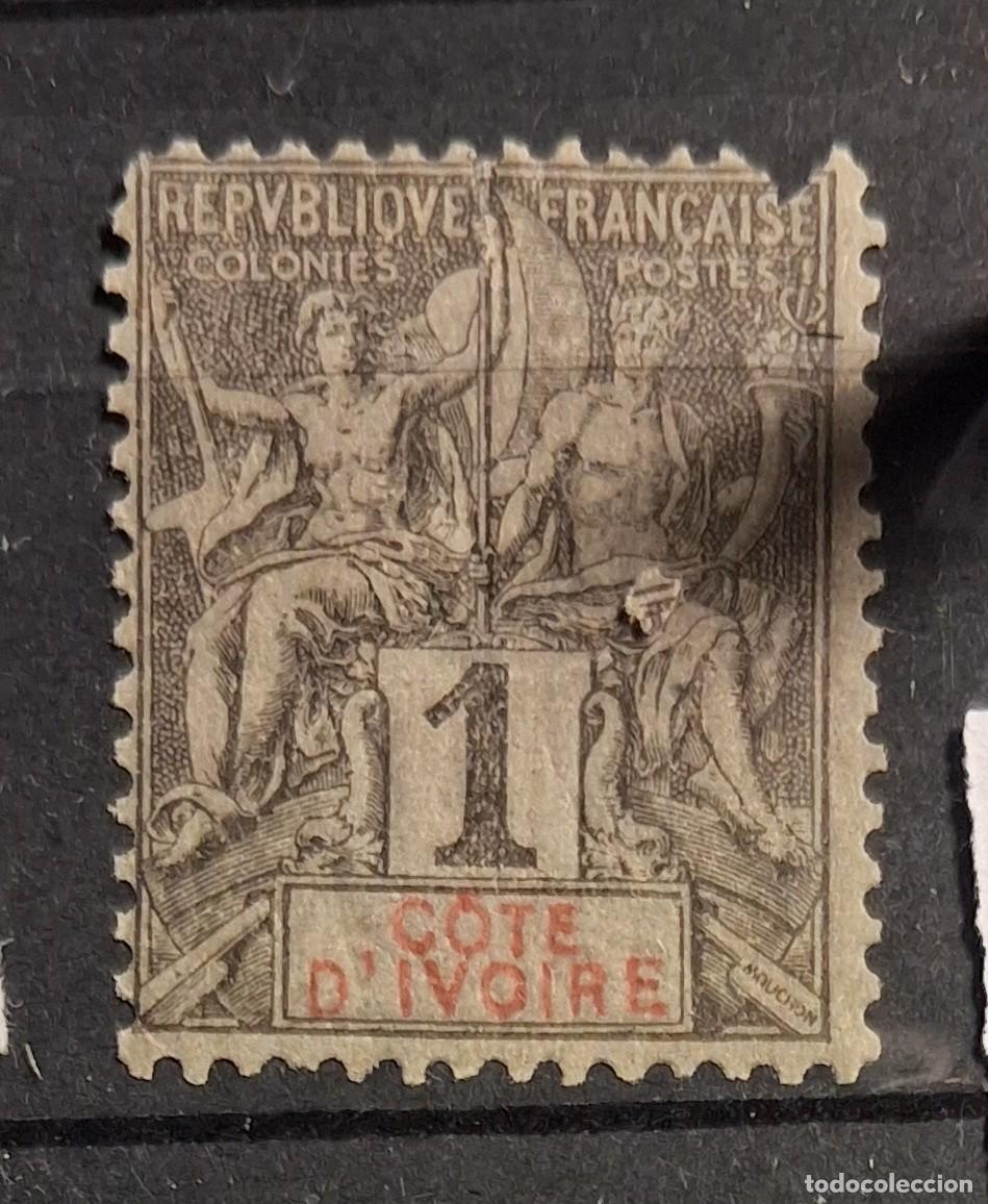 Sellos: COSTA DE MARFIL, 1892, CAT.YT.1.