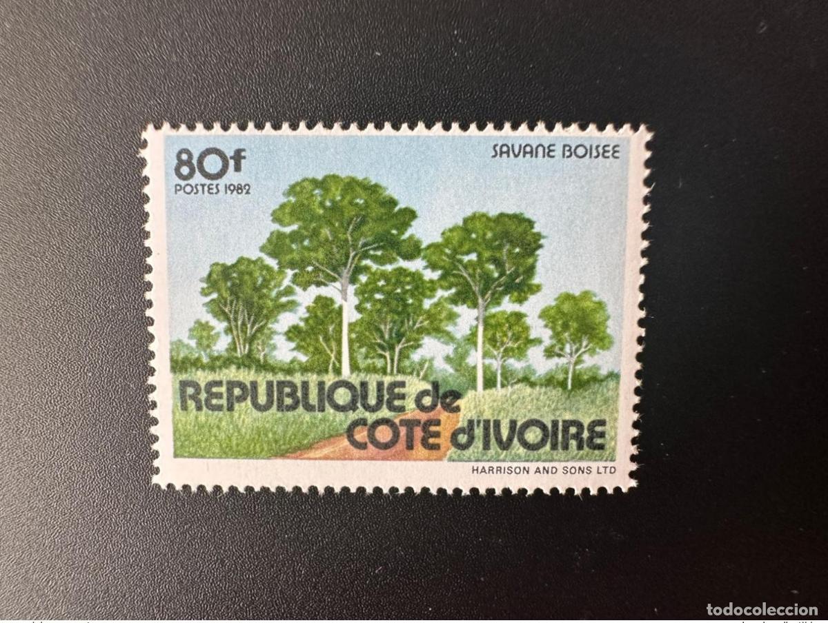 Sellos: Costa de Marfil Elfenbeink&uuml;ste 1982 Mi. 765 Sabana boscosa MNH**