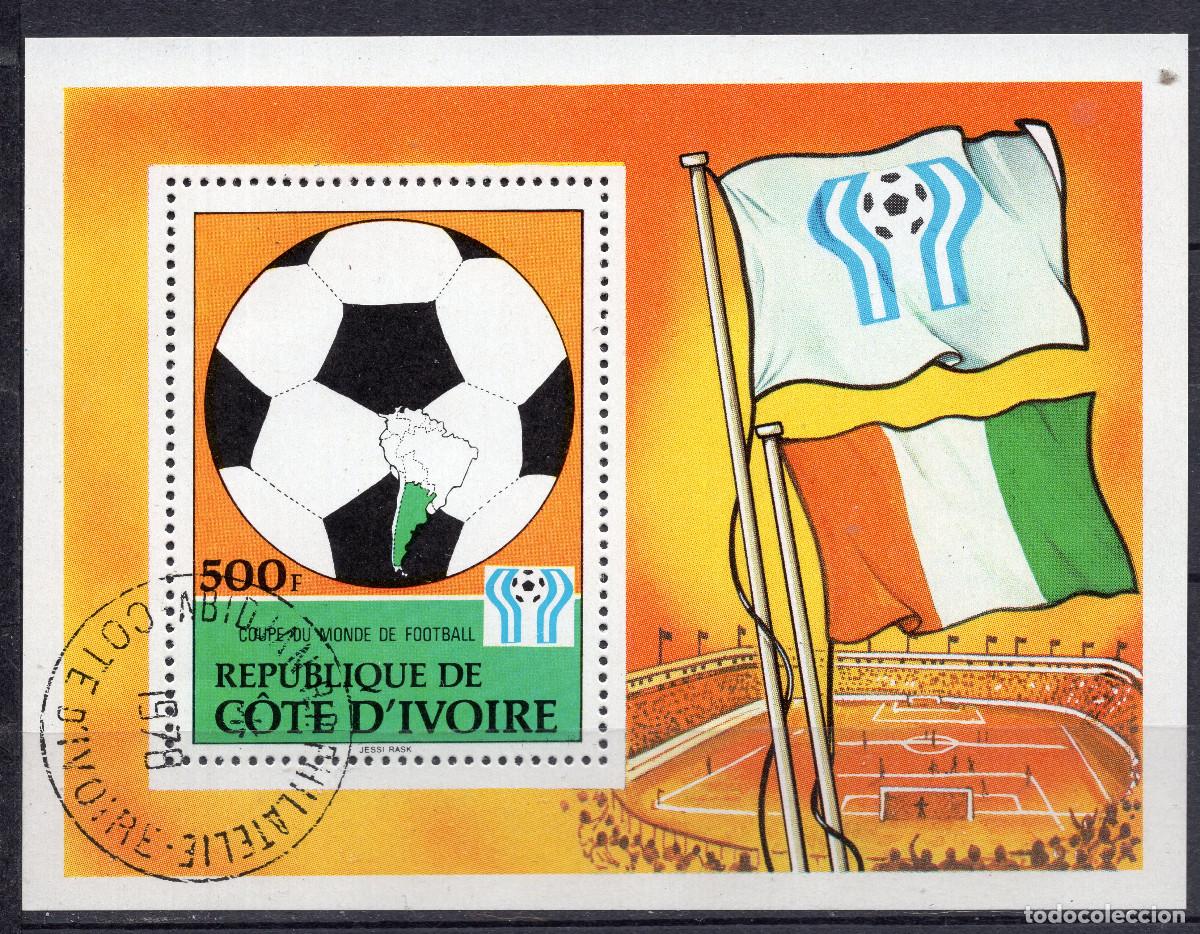 Sellos: COSTA DE MARFIL 1978 STAMP MICHEL CI BL12