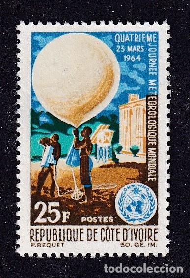 Sellos: colonies fran&ccedil;aises COTE D'IVOIRE n&deg; 223 ** journ&eacute;e m&eacute;t&eacute;orologique mondiale