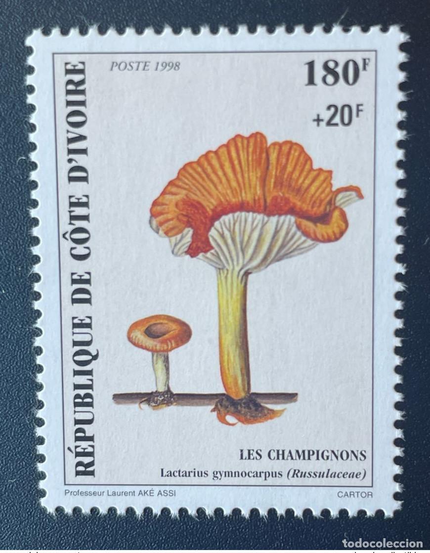 Sellos: Costa de Marfil 1998 Mushrooms Mi. Aufdruck sobrecargado A1194 180+20 F