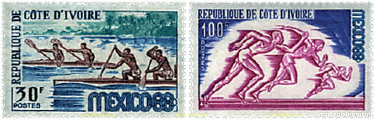 Sellos: 27469 MNH COSTA DE MARFIL 1968 19 JUEGOS OLIMPICOS VERANO MEXICO 1968