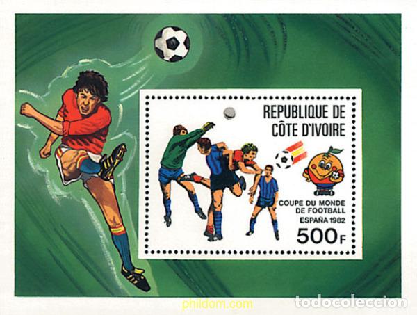 Sellos: 70502 MNH COSTA DE MARFIL 1981 COPA DEL MUNDO DE FUTBOL. ESPA&Ntilde;A-82