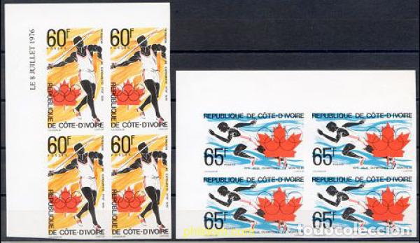 Sellos: 215968 MNH COSTA DE MARFIL 1976 21 JUEGOS OLIMPICOS VERANO MONTREAL 1976