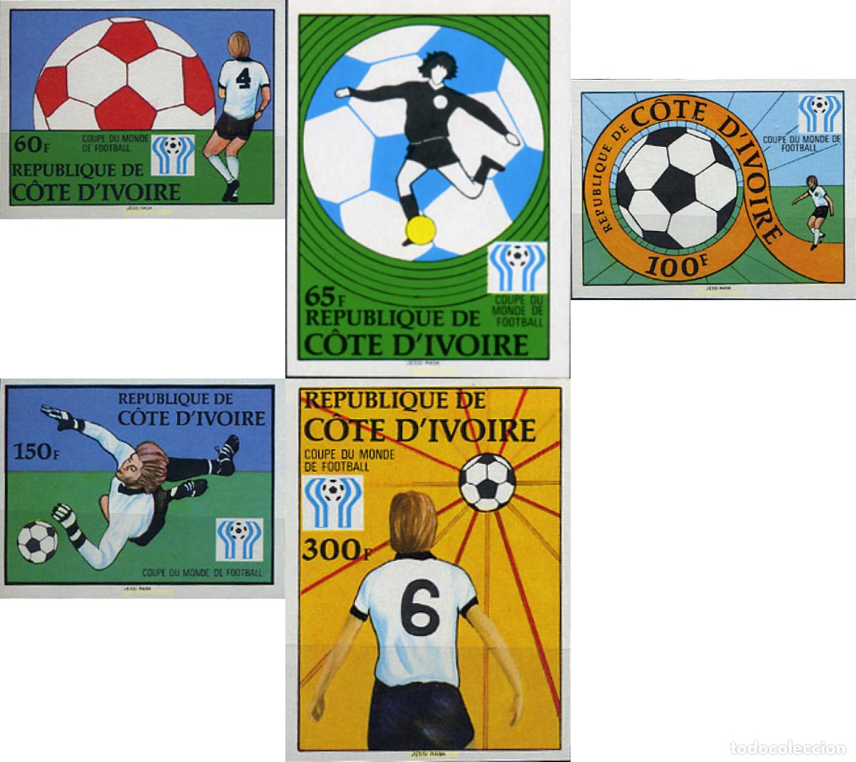 Sellos: 105203 MNH COSTA DE MARFIL 1978 COPA DEL MUNDO DE FUTBOL. ARGENTINA-78