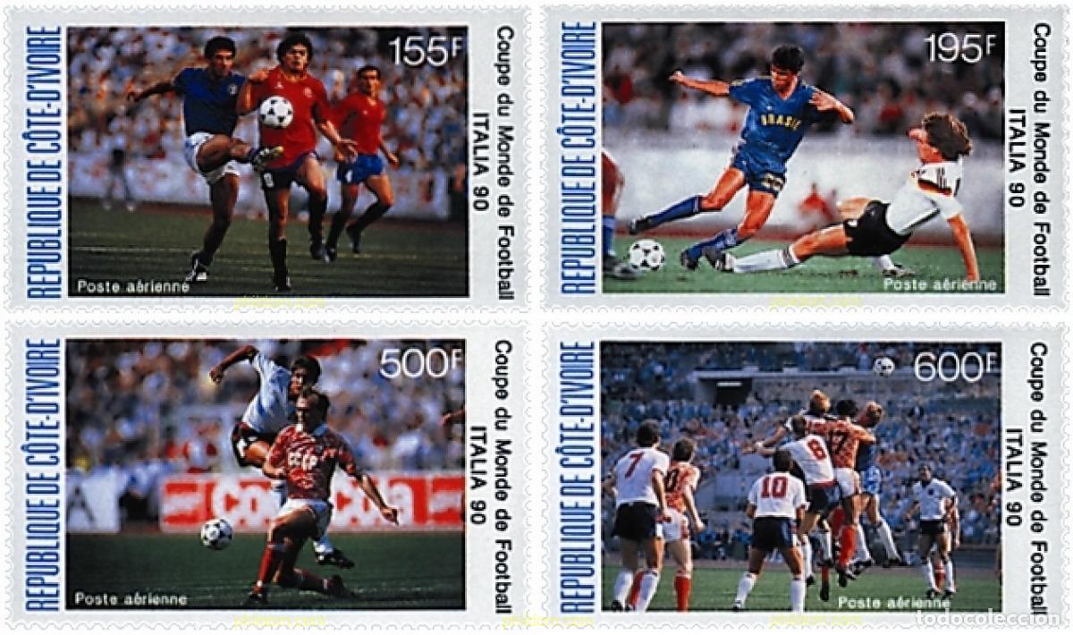 Sellos: 27496 MNH COSTA DE MARFIL 1990 COPA DEL MUNDO DE FUTBOL. ITALIA-90