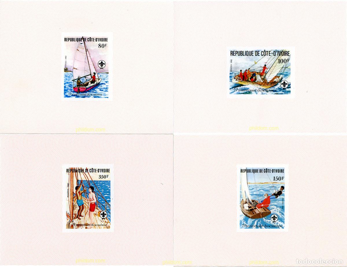 Sellos: 22476 MNH COSTA DE MARFIL 1982 75 ANIVERSARIO DEL ESCULTISMO