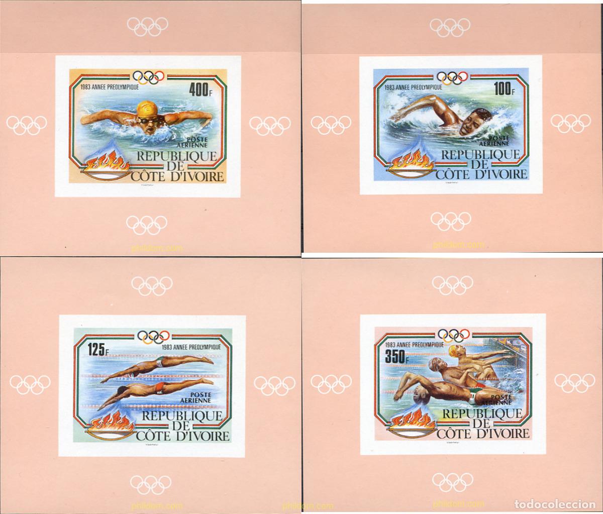 Sellos: 257406 MNH COSTA DE MARFIL 1983 23 JUEGOS OLIMPICOS VERANO LOS ANGELES 1984