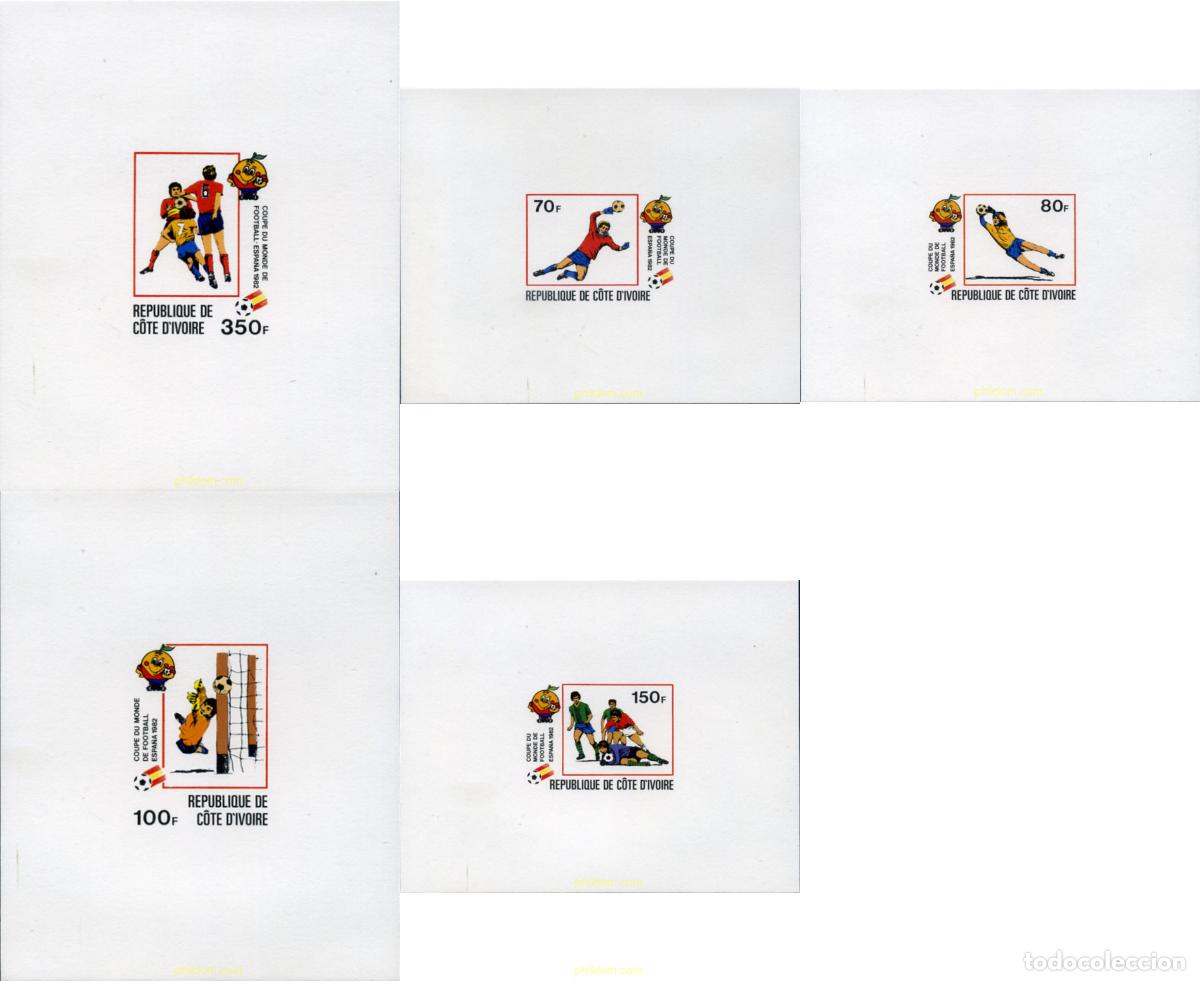 Sellos: 105220 MNH COSTA DE MARFIL 1982 COPA DEL MUNDO DE FUTBOL. ESPA&Ntilde;A-82