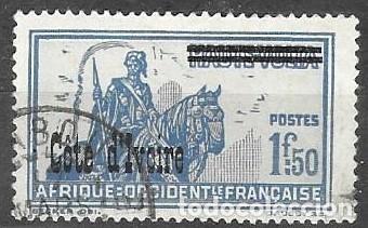 Briefmarken: SELLO USADO DE COSTA DE MARFIL 1933, YT 101