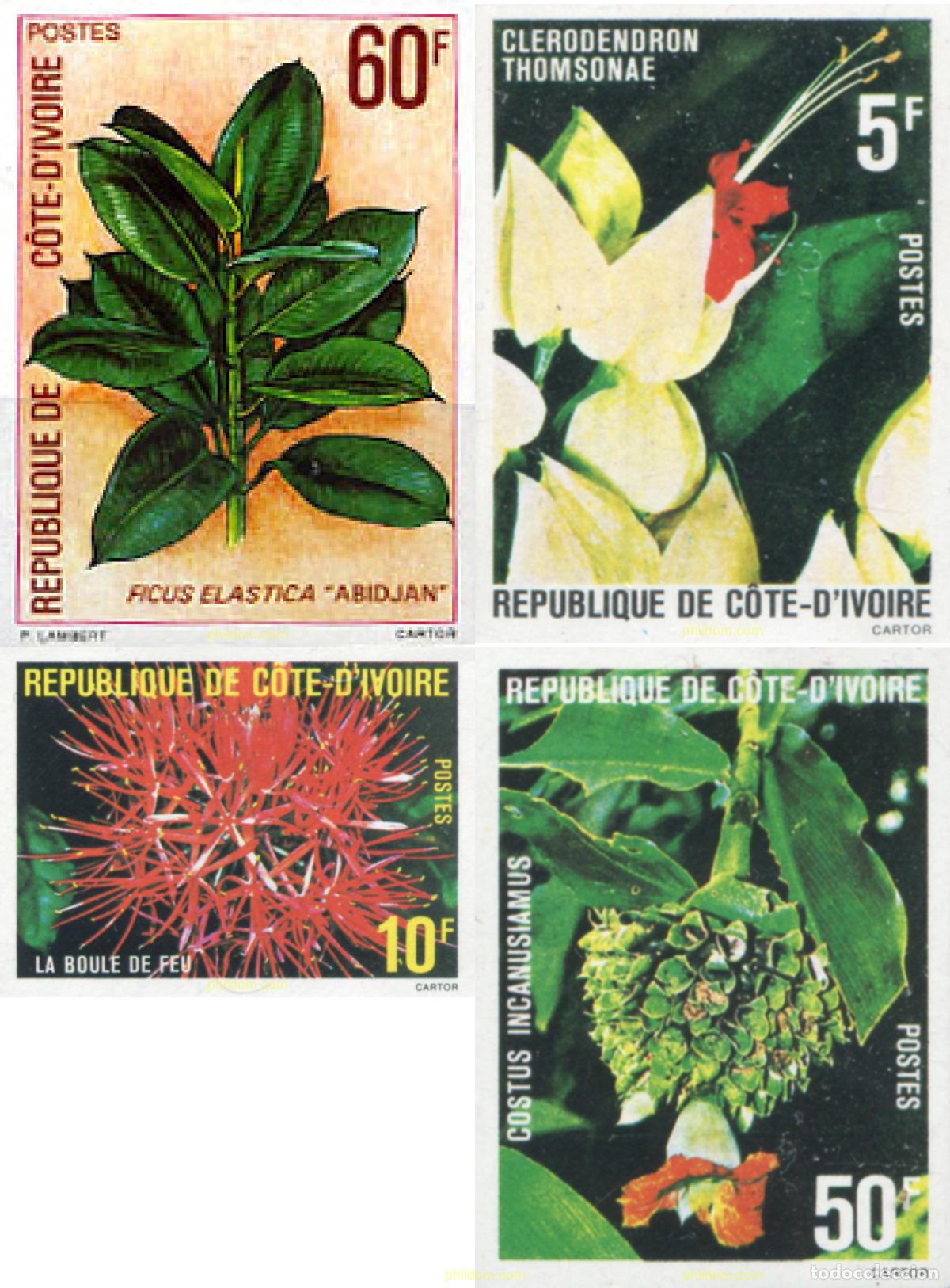 Selos: 193349 MNH COSTA DE MARFIL 1980 FLORA