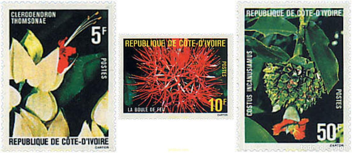Selos: 294406 MNH COSTA DE MARFIL 1980 FLORA