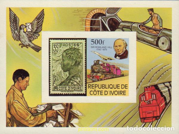 Sellos: 16781 MNH COSTA DE MARFIL 1979 CENTENARIO DE LA MUERTE DE SIR ROWLAND HILL