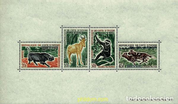 Francobolli: 54610 MNH COSTA DE MARFIL 1963 FAUNA
