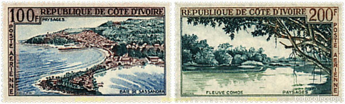 Sellos: 198689 MNH COSTA DE MARFIL 1963 PAISAJES