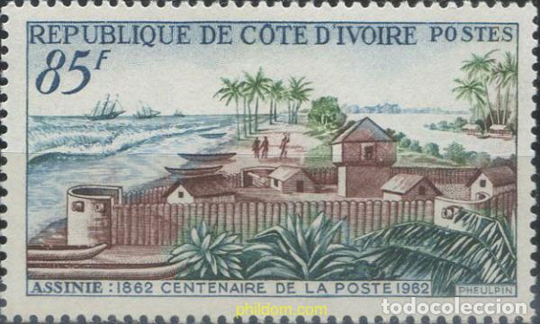 Sellos: 198677 MNH COSTA DE MARFIL 1962 CENTENARIO DEL CORREO DE ASSINIE