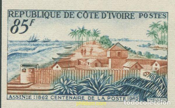 Sellos: 678523 MNH COSTA DE MARFIL 1962 CENTENARIO DEL CORREO DE ASSINIE